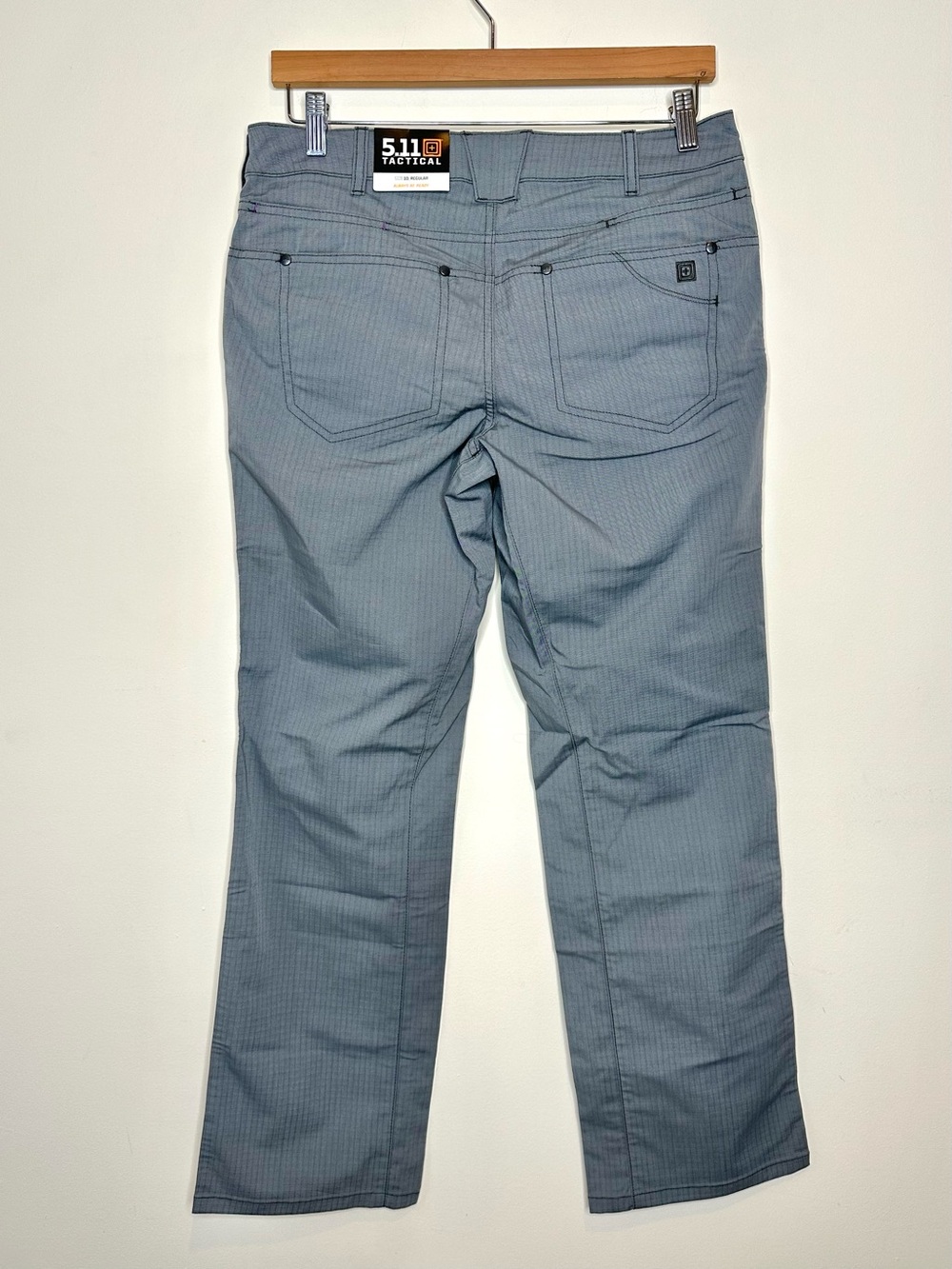 5.11 Tactical Women’s Cirrus Pants Size 10 Regular Gray Ripstop Straight Leg New - Picture 7 of 16